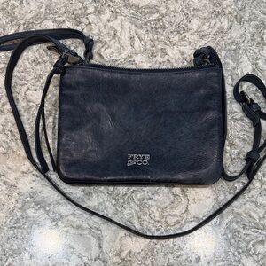 FRYE AND CO. Dark Leather Crossbody Bag